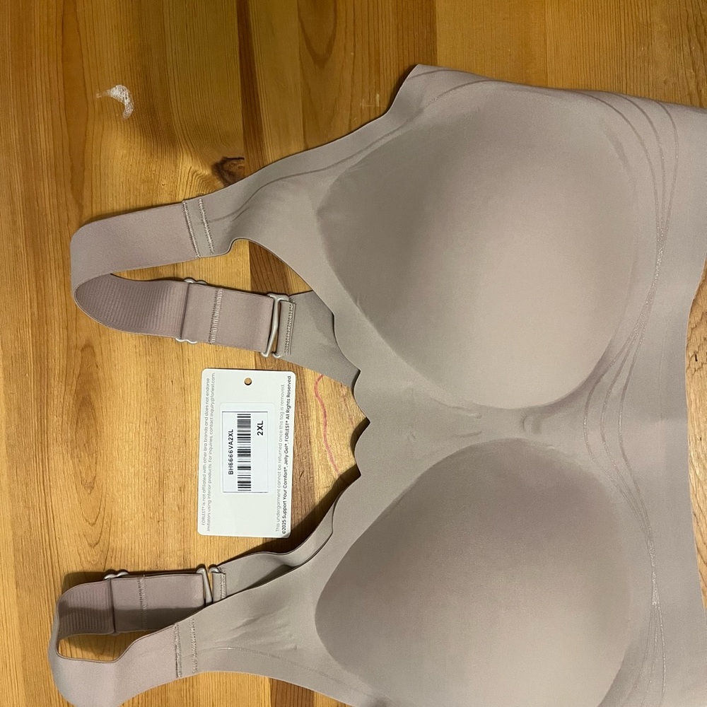 Forlest “Harper 2.0” Natural Uplight Seamless French Taupe Bra